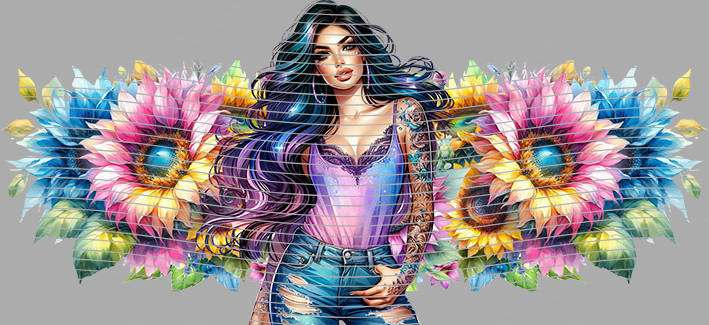 16oz Sunflower Girl-SU-225